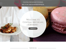 Tablet Screenshot of centralmichigancatering.com